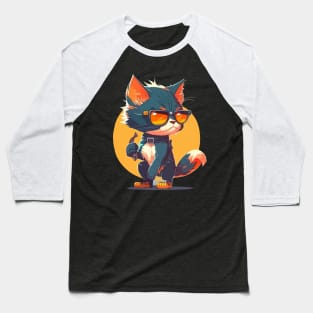 Cat Wonder Baseball T-Shirt